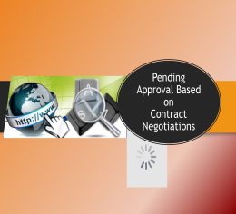 Pending Approval Based on Contract Negotiations Image